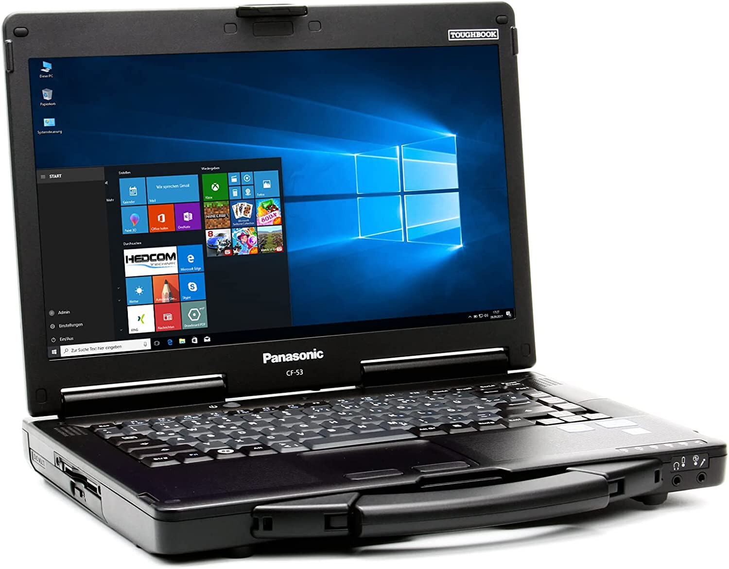 RUGGED PANASONIC CF-53 TOUGHBOOK Intel Core i5 / 16GB / 1TB HDD NON-TOUCH – GOOD