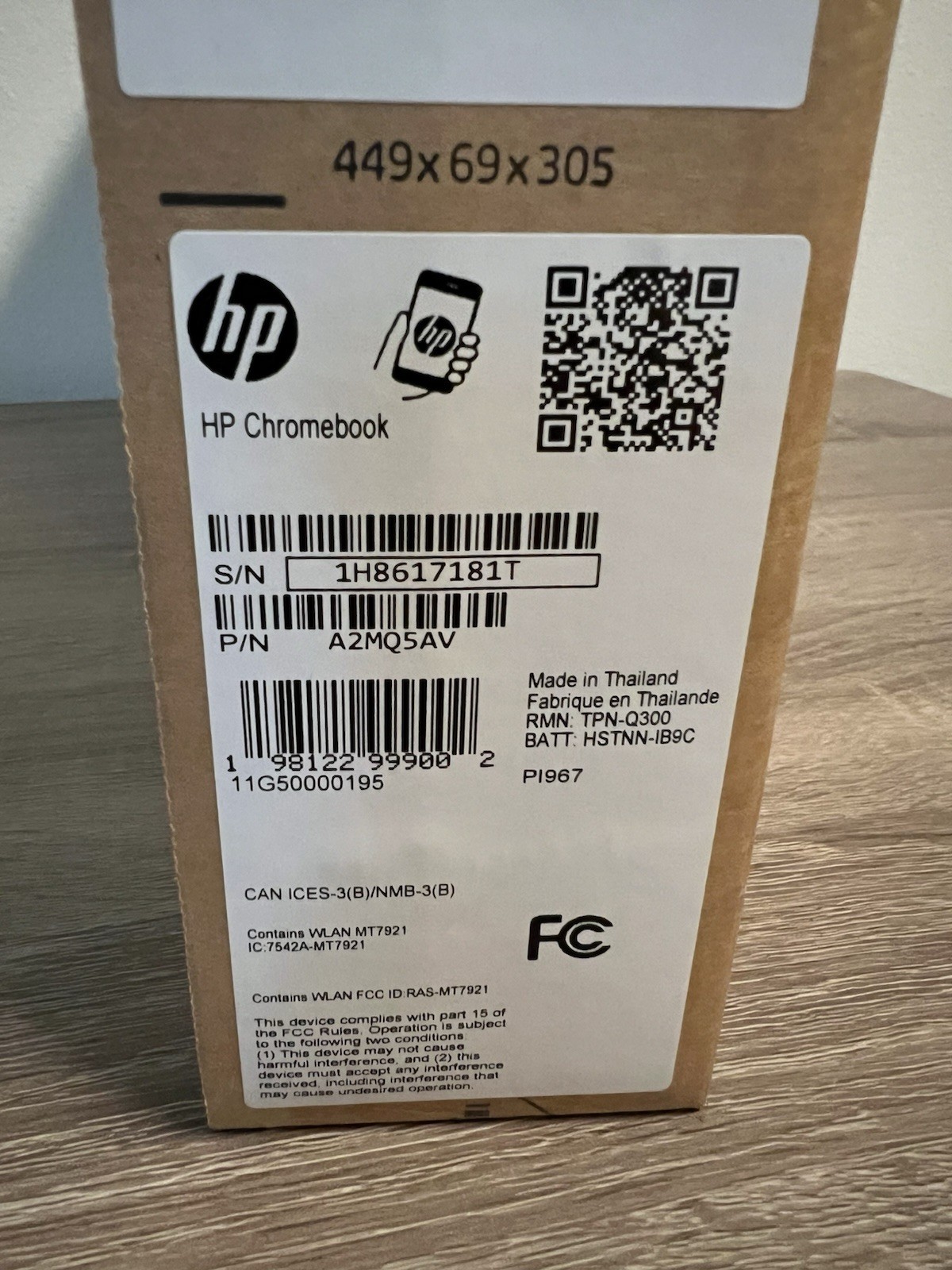HP Chromebook 14” P/N A2MQ5AV Brand New Sealed Box