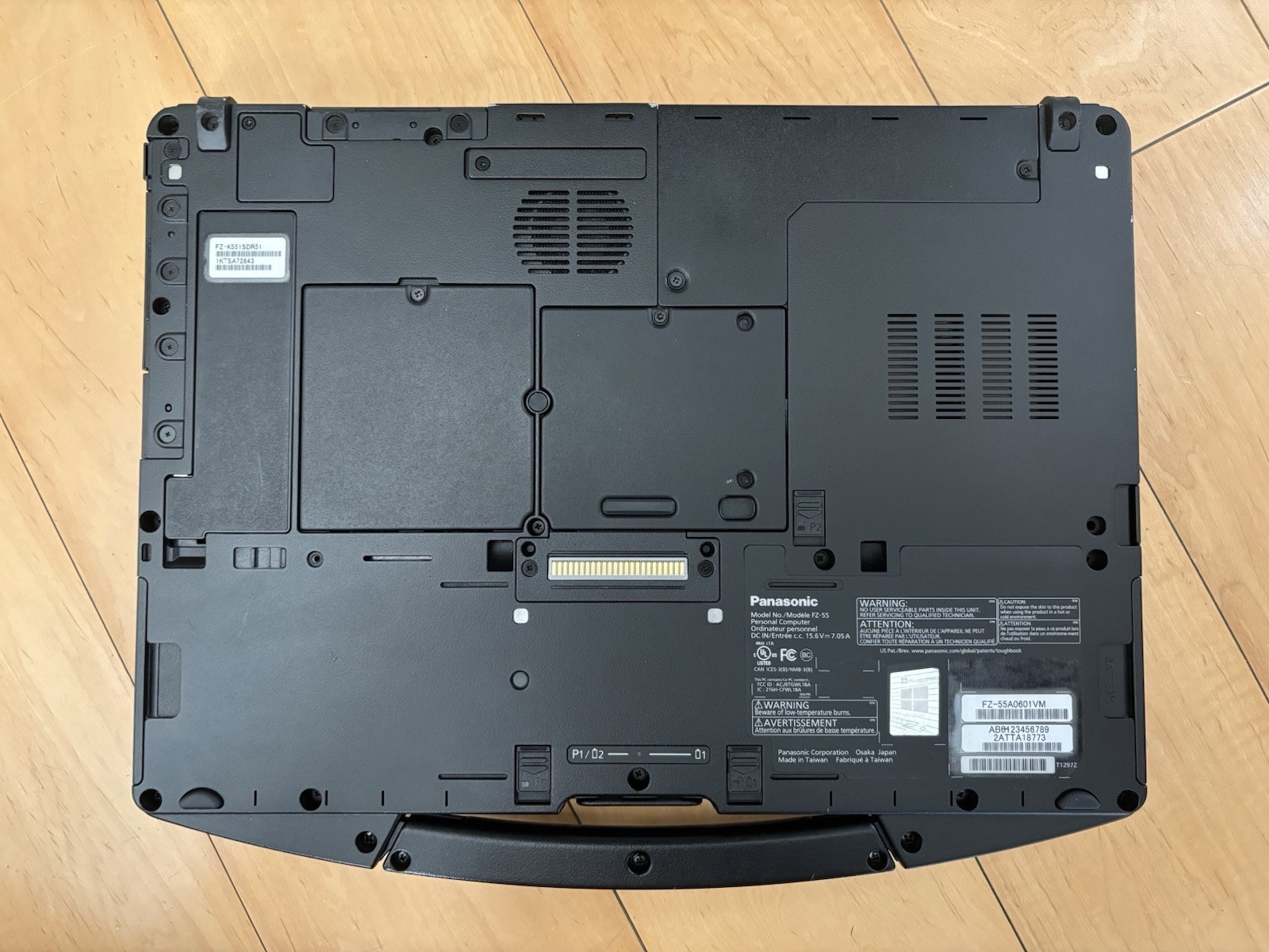 PANASONIC FZ-55 Toughbook Laptop i5 8365U 16GB 512GB 1.60GHz Win 11 p 1400 Hours