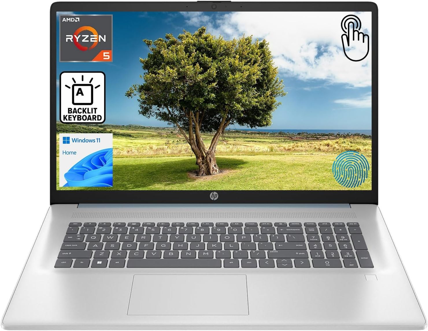 HP 17.3″ Touch Laptop HD AMD Ryzen 5 7430U UP TO 64GB RAM 4TB Windows 11 Home