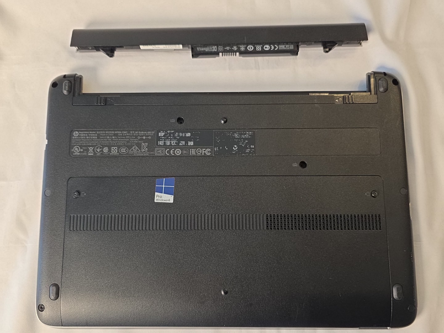 HP Probook 430 G2 i3-4005U 1.70GHz 4Gb RAM 500Gb SATA HDD w/power adapter DVDs