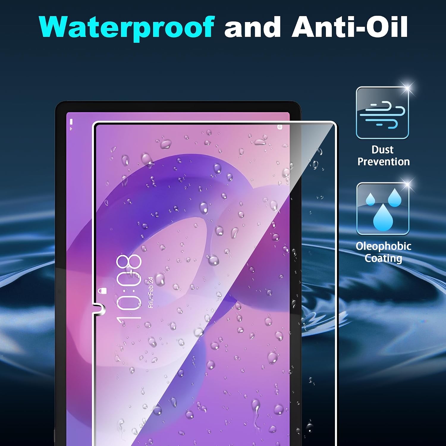 Lenovo Idea Tab Pro 2025 Screen Protector Pack, 12.7 inch, HD Clear Tempered Gla