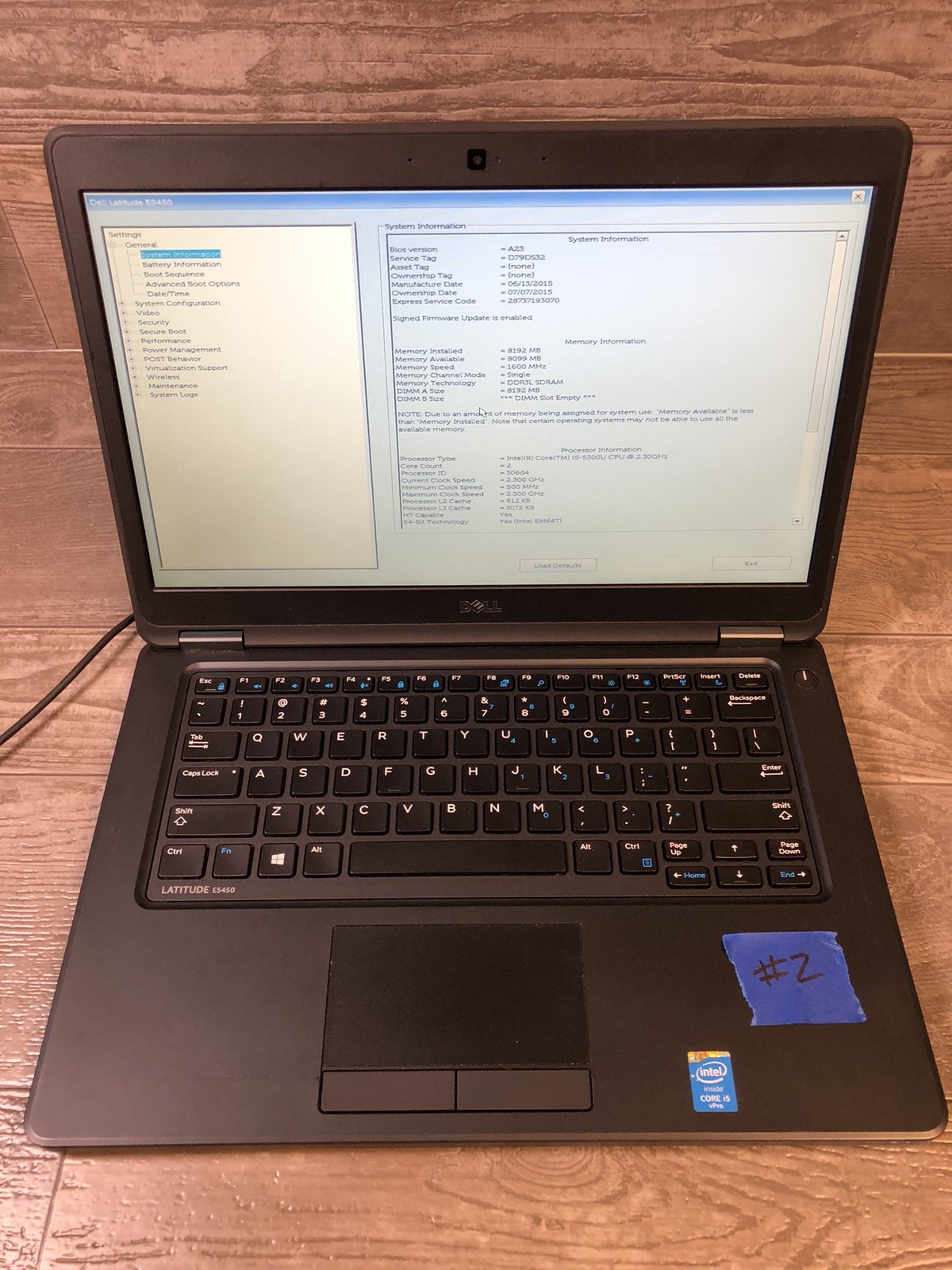 Dell Latitude E5450 14″ Intel Core i5 -5300U 2.30GHz 8GB DDR3L LOT OF 5 UNLOCKED