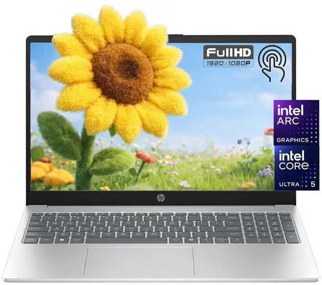 HP 15.6 in FHD Touch Business Core Ultra 5 125H Intel Arc Graphics 16GB RAM