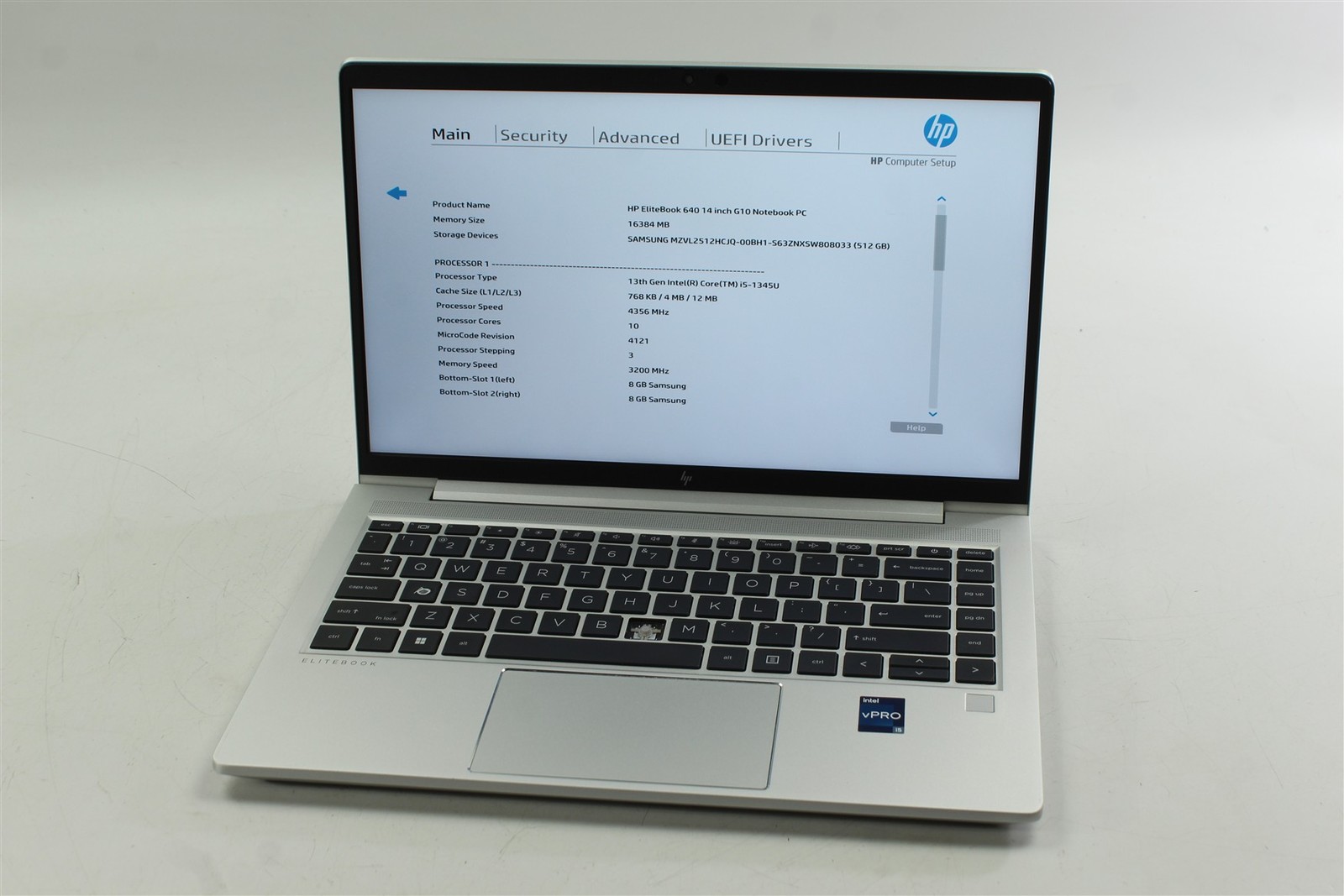 HP EliteBook 640 G10 14″ FHD i5-1345U 1.6GHz 512GB SSD 16GB RAM NO OS