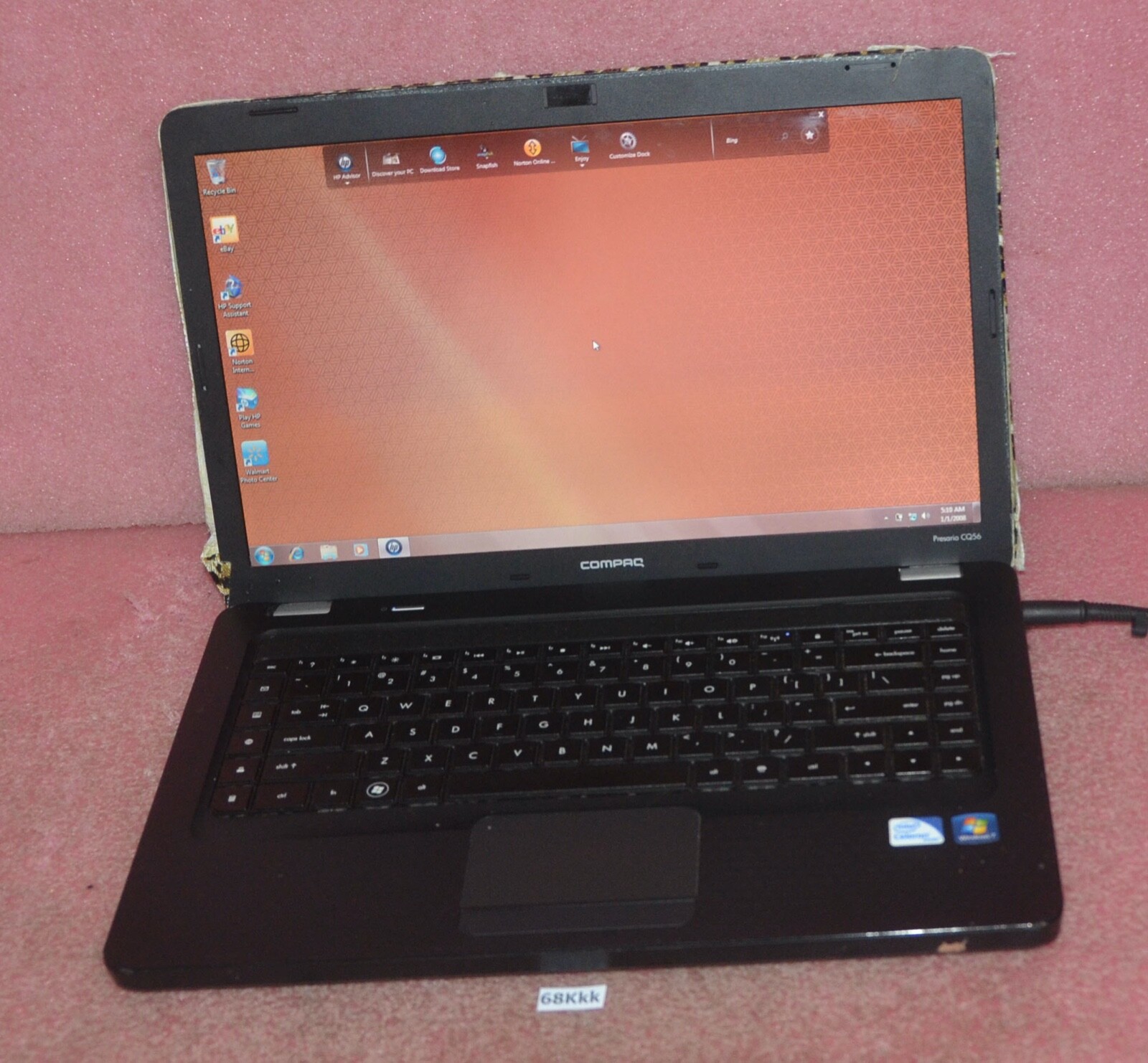 Compaq Presario CQ56 Laptop_Intel Celeron 900 CPU @ 2.20 GHz_4GB RAM_200GB HDD