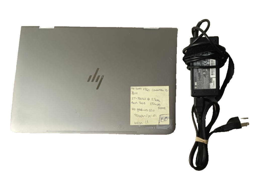 HP Envy x360 Convertible 13 i7-7500U@2.70GHz 16GB Ram 256GB NVME W11 touch