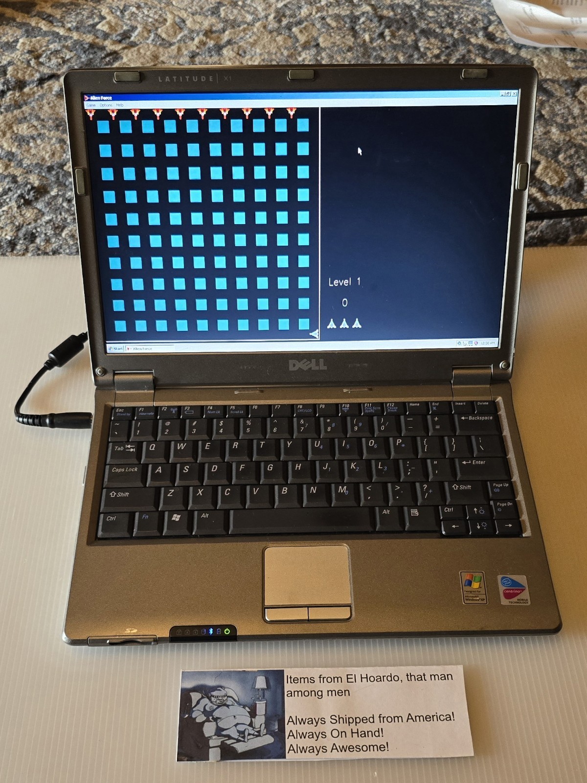 Dell Latitude X1 1.1Ghz Pentium M 1.25GB Ram 30GB HDD Windows XP Pro 32 Bit
