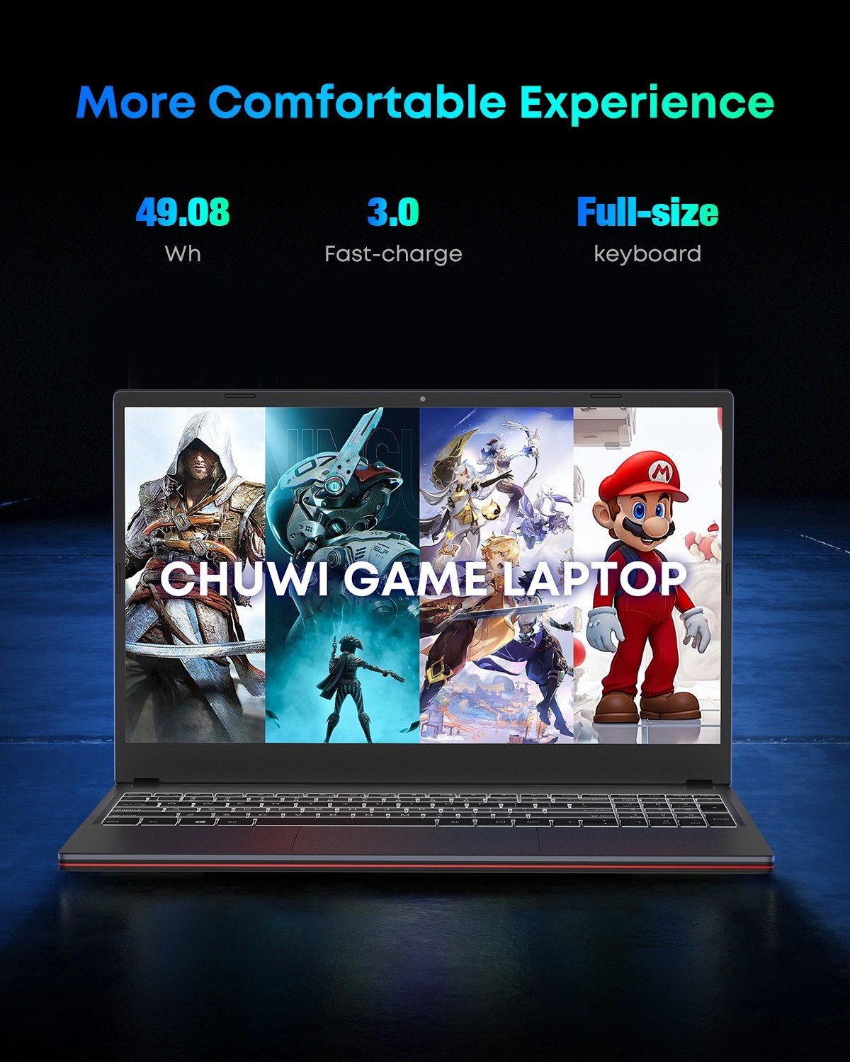 CHUWI CoreBook X NoteBook 14.1” Intel i3-1215 Quad Core 8GB RAM 512GB SSD