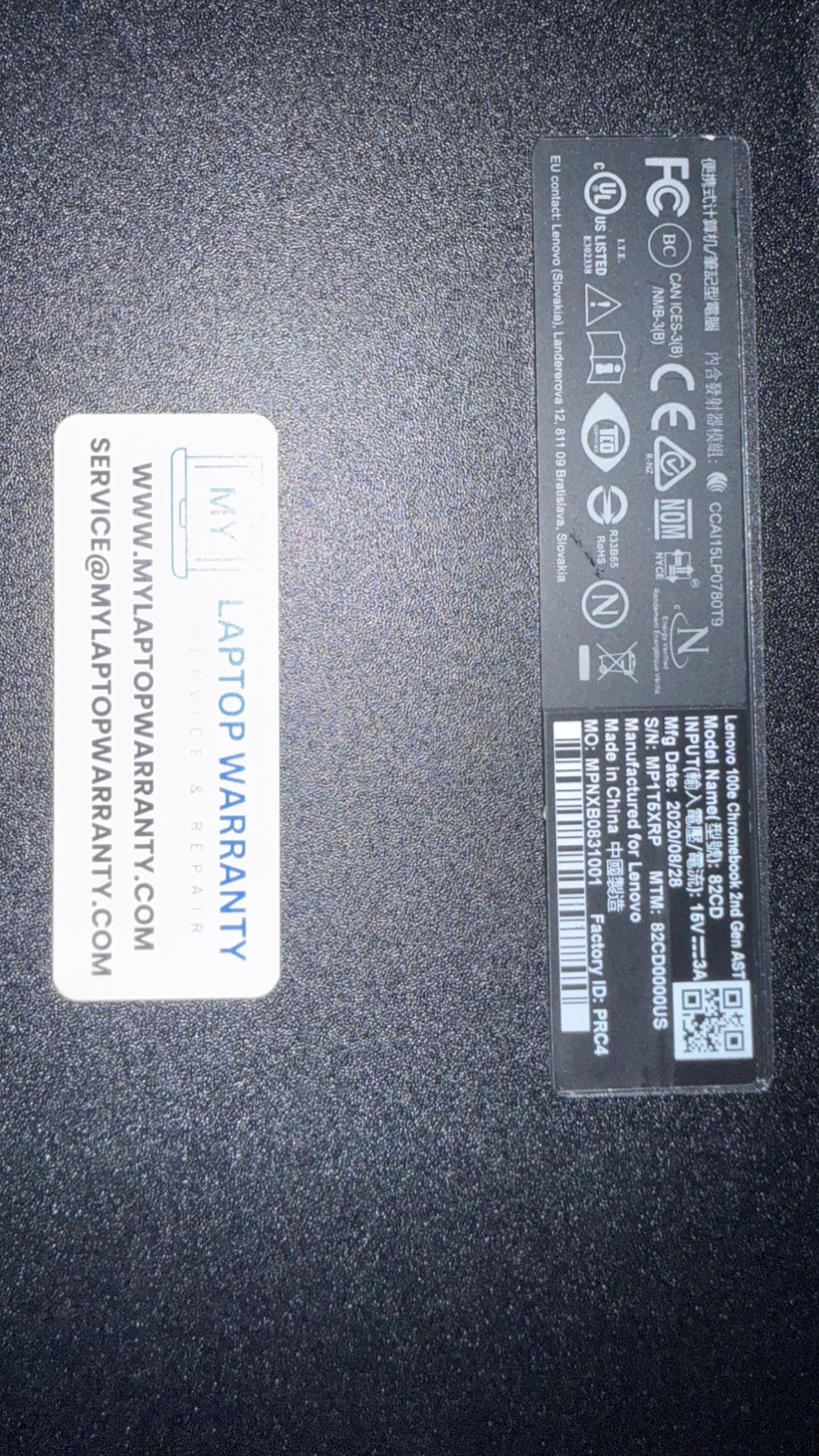 Used Lenovo 100e Chromebook (2nd Gen) AST 82CD – AMD A4 – 4GB 32GB Tested