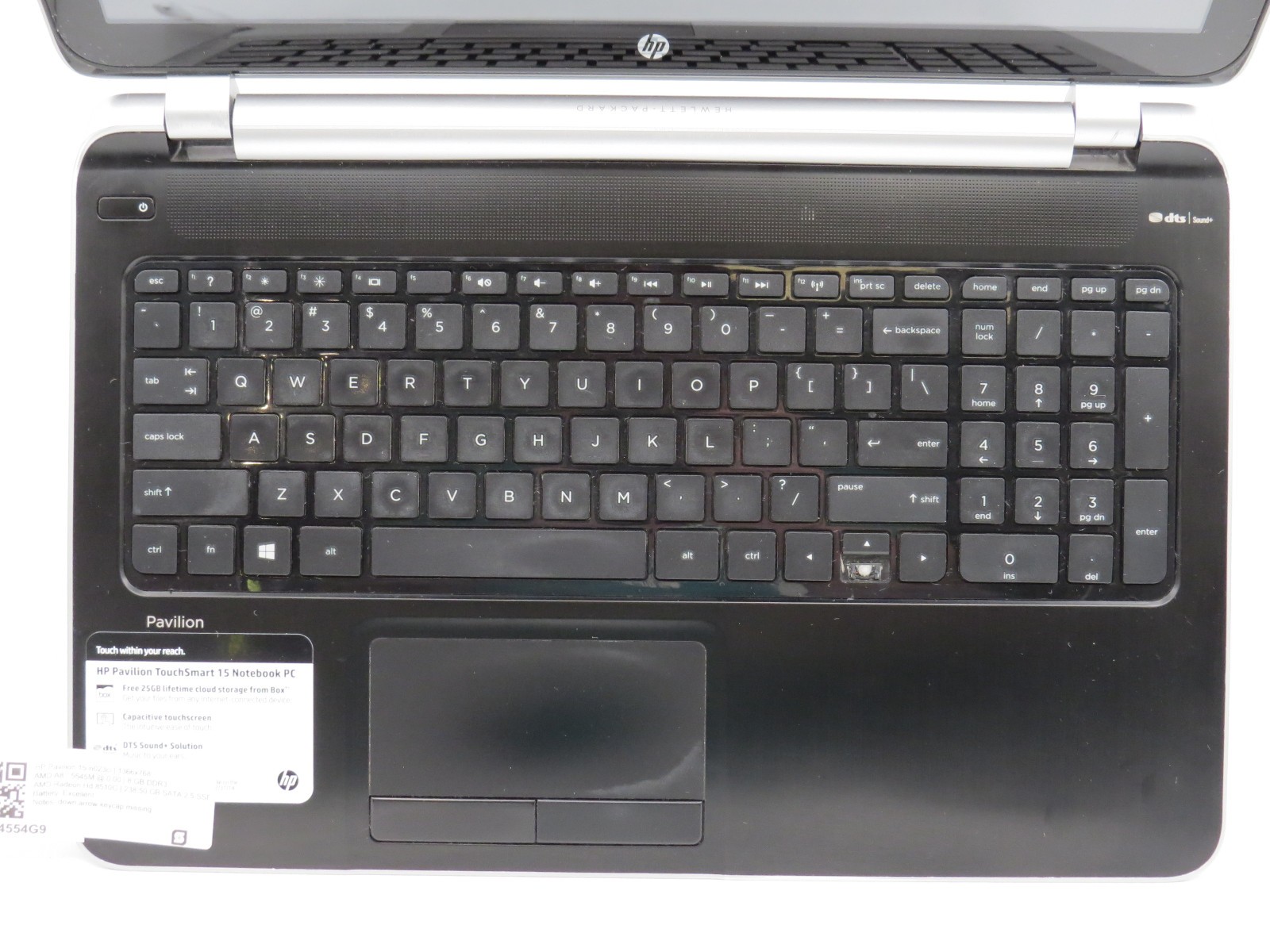 HP pavilion 15 | AMD A8 @ 1.7GHz | 8GB DDR3 | 238GB SSD | 15.6″ | No OS