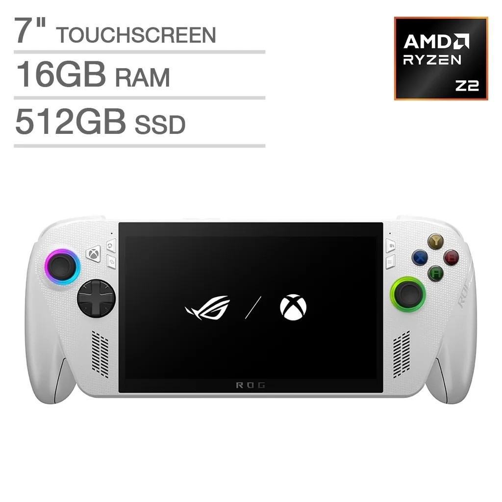 ASUS ROG XBOX Ally 7″ 120Hz Touchscreen Ryzen Z2 A 16GB RAM 512GB SSD