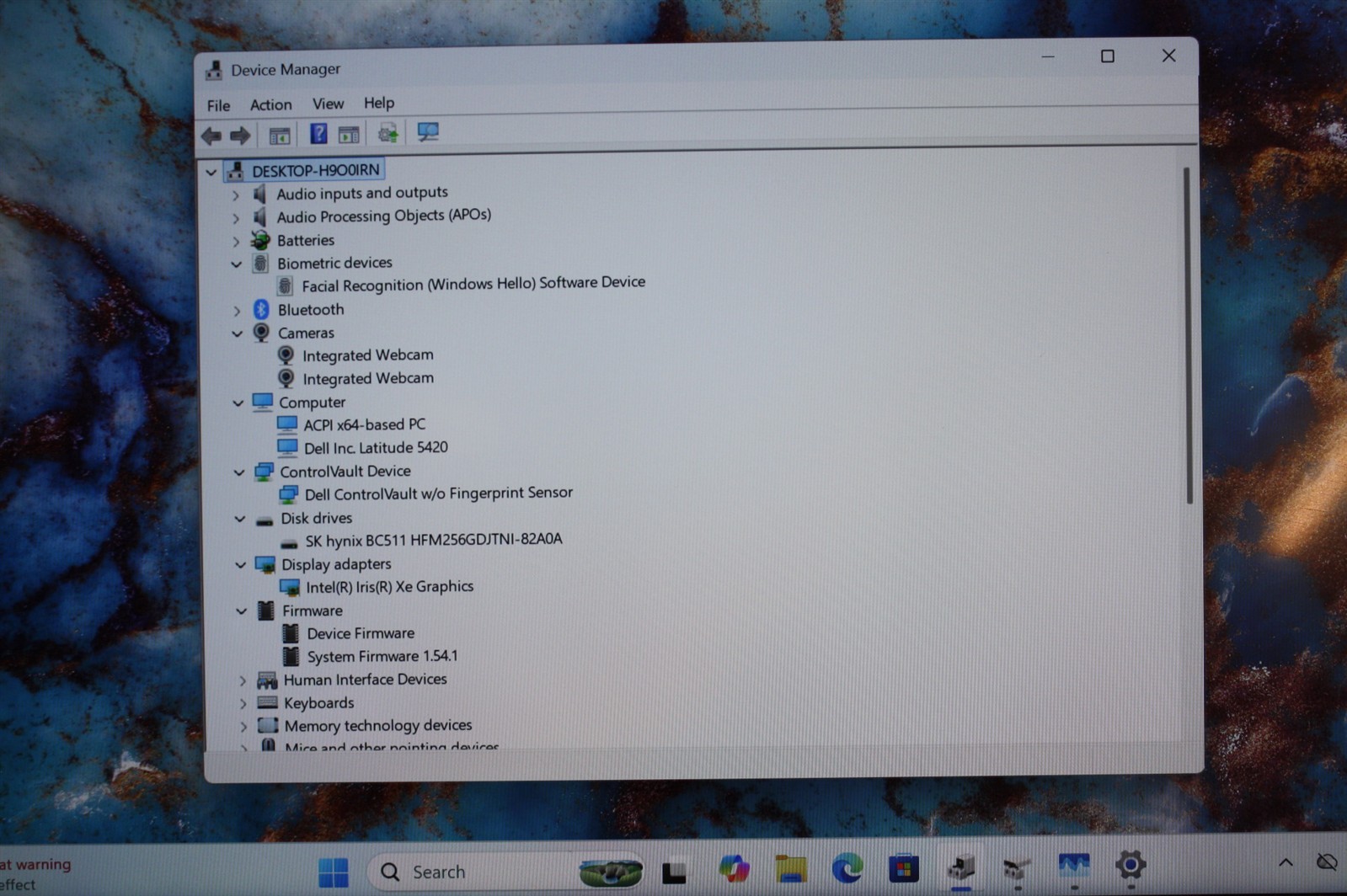 14″Dell Latitude 5420 i5-1145G7 2.60GHz RAM 16GB NVMe 256GB/Charger inc