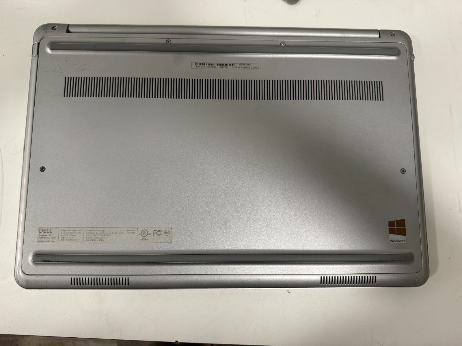 Dell Inspiron 15 7537 | i5-4200U NO HDD NO BATTERY | NO RAM | FOR PARTS laptop