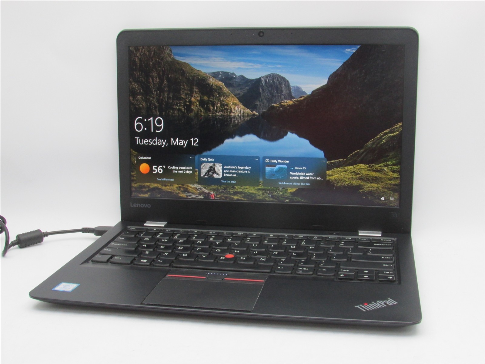 Lenovo Thinkpad 13 i5-7200U 2.5GHz 16GB RAM 250GB m.2 13″ Win10 Pro Touch NO BAT