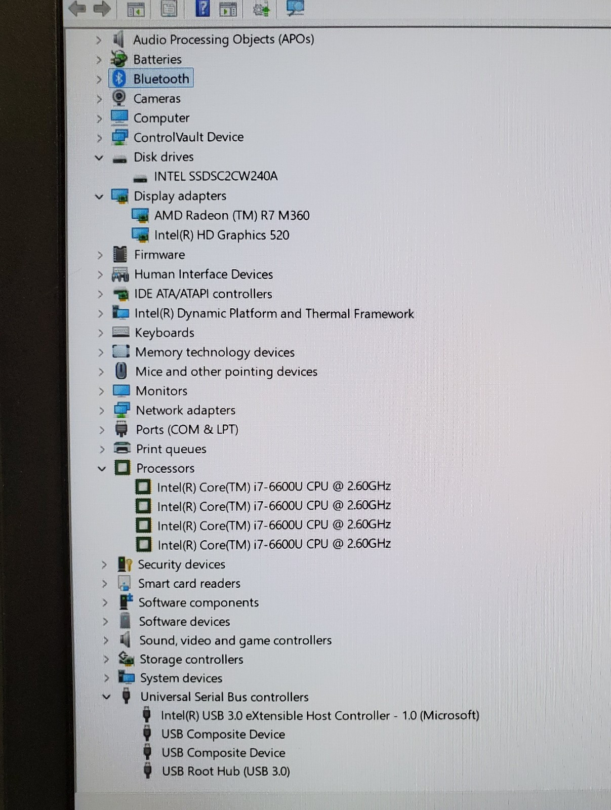 Dell Latitude E5570/ i7-6600U/ 16G Ram/ 240G SSD/ Win11Pro