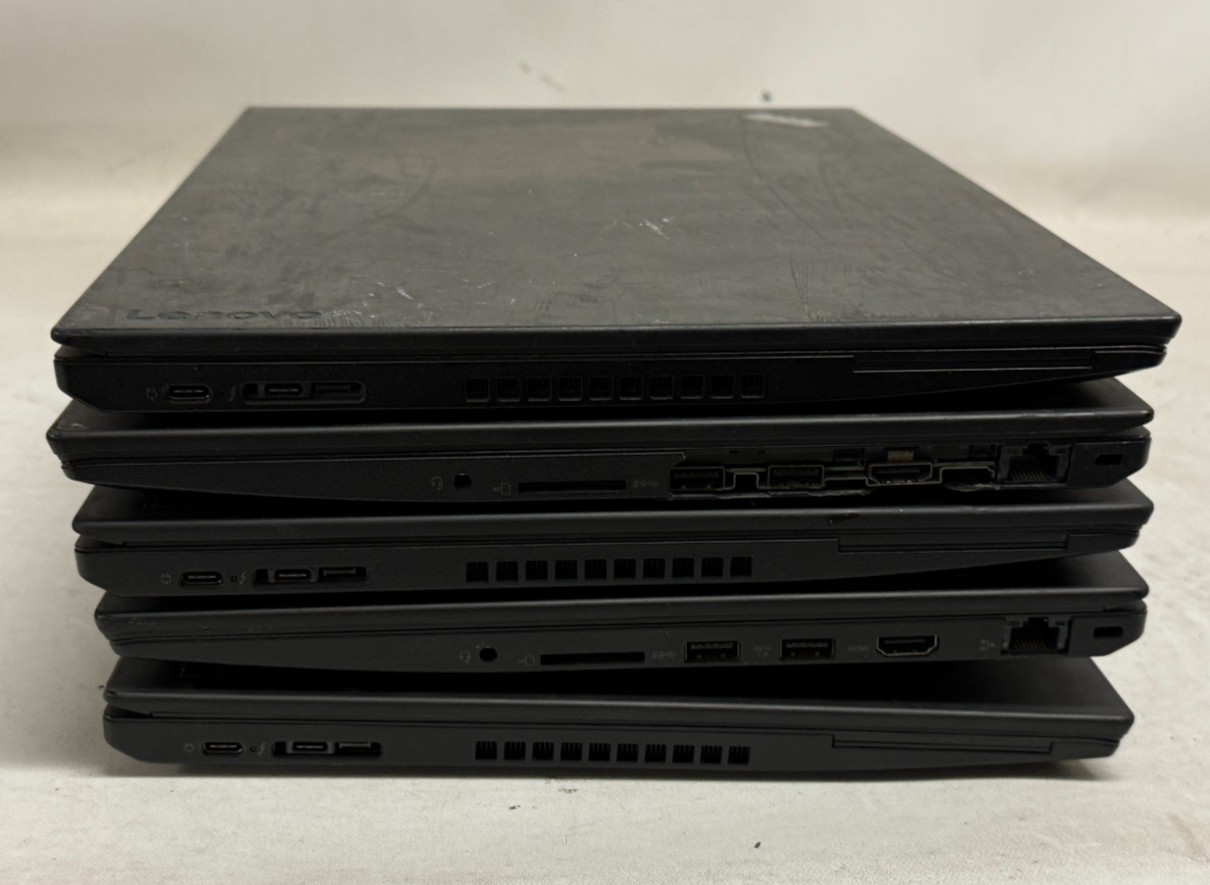 Lenovo ThinkPad T580 15.6″ (i5-8250u – 16GB RAM – NO OS/HDD) – Lot of 5