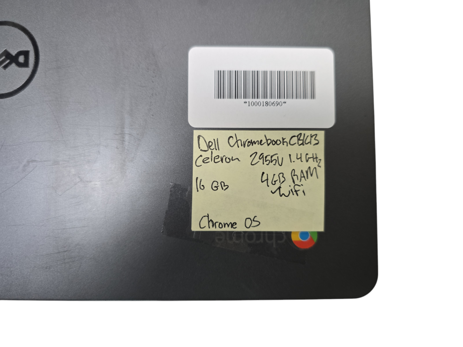 Dell Chromebook CB1C13 Celeron 2955U@1.4GHz 16GB HDD 4GB Ram ChromeOS Tested