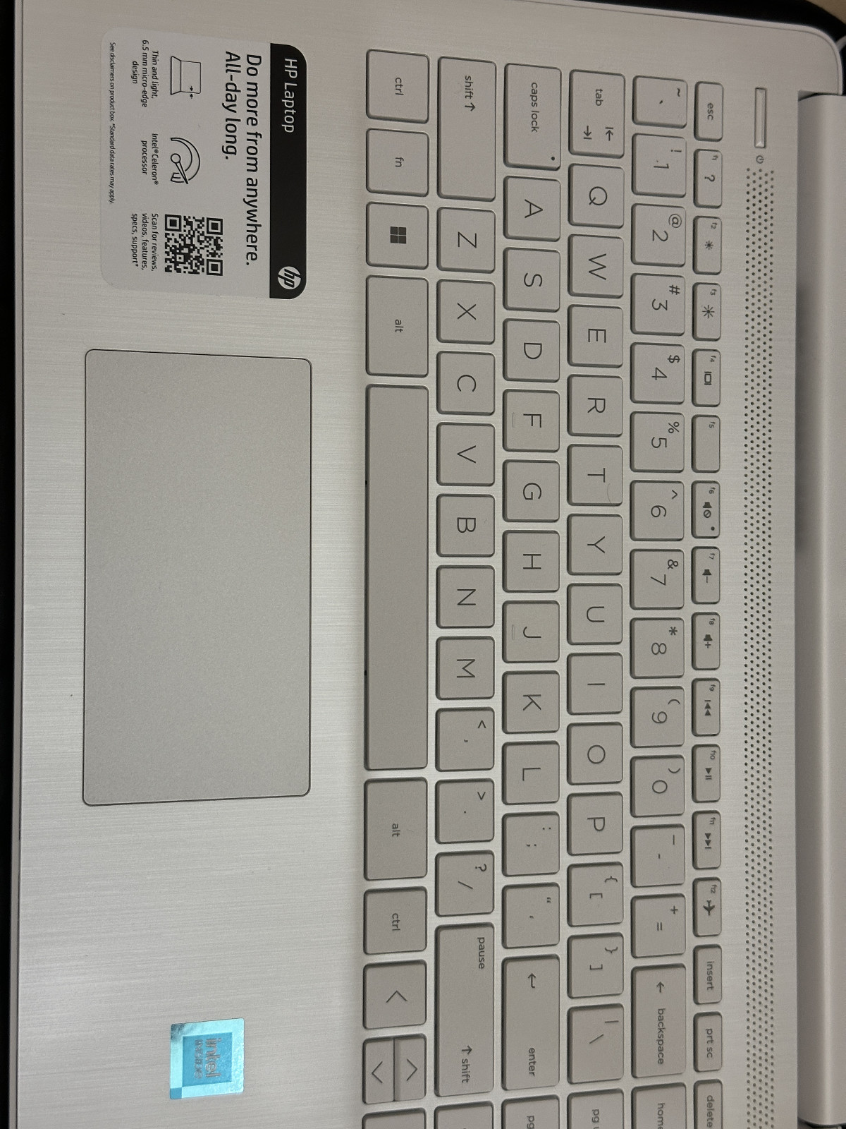 HP 14DQ0052DX 14″ (64 GB, SSD, Intel Celeron N, 1.10 GHz, 4 GB) Laptop -…