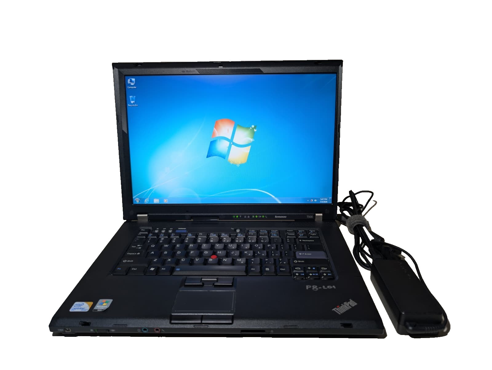 Lenovo ThinkPad T500 | C2D P8400 3GB RAM 320GB HDD | DVD AMD Win 7 Pro 32-Bit