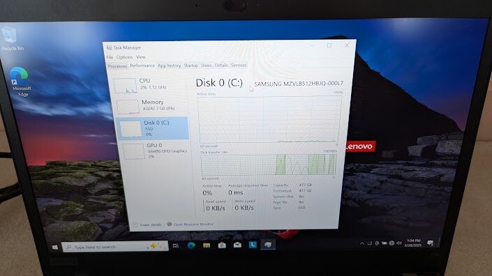 Lenovo Thinkpad T14 G1 i7-10610U 48GB RAM/500 GB SSD – Win 10 Pro
