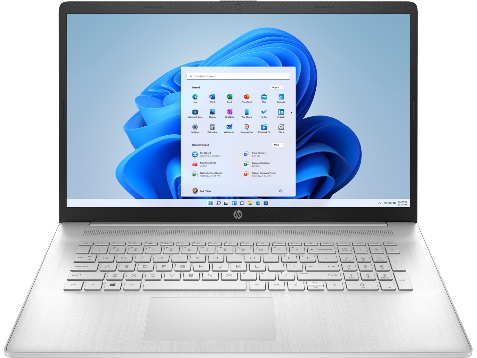 HP 17-cn2283st 17t Silver Laptop PC 17.3″ 1080P i3-1215U 8GB 512GB SSD HDMI W11