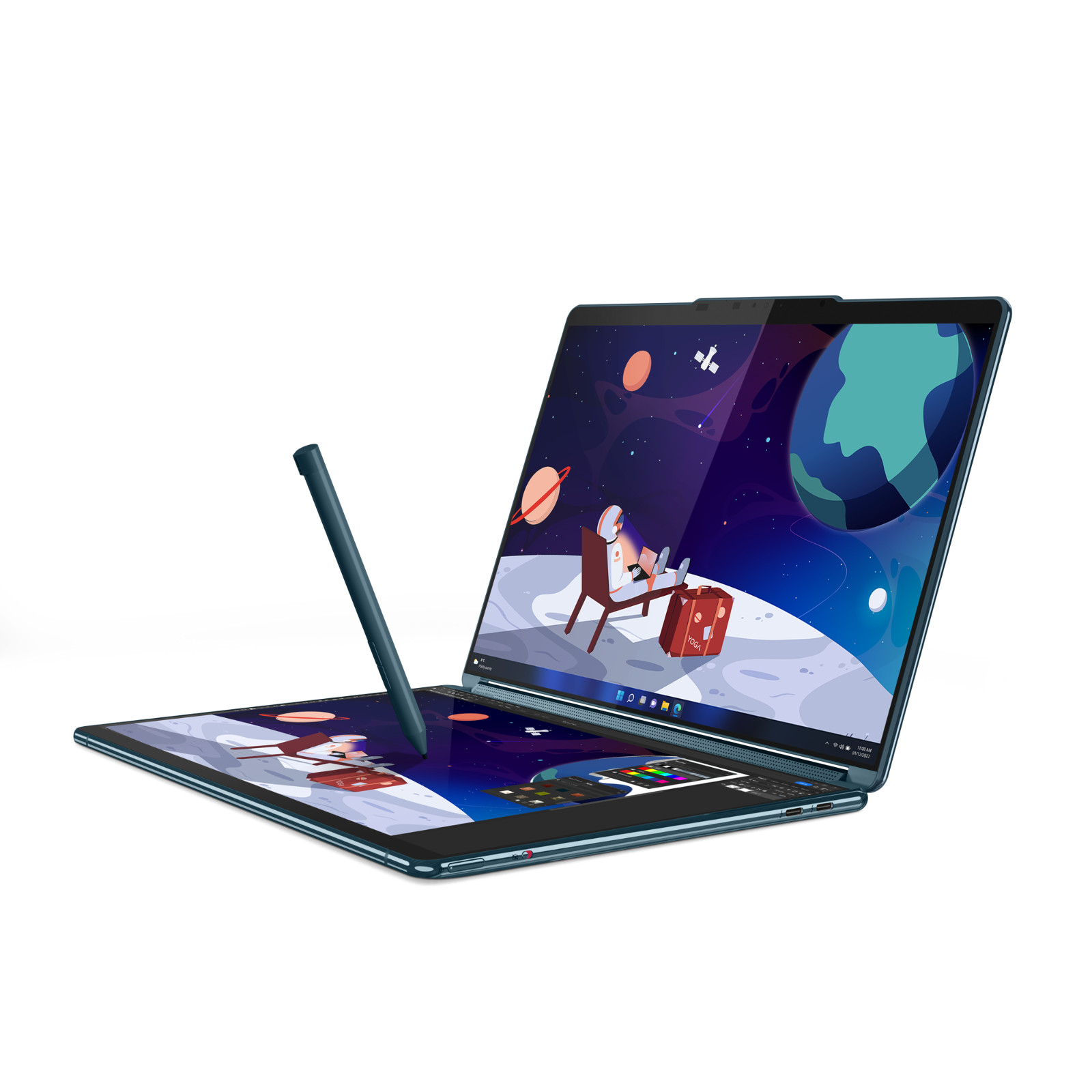 LENOVO YOGA BOOK 9i G10 U9-285H 32GB 1TB ARC AI COPILOT DUAL TOUCH DISPLAYS PEN