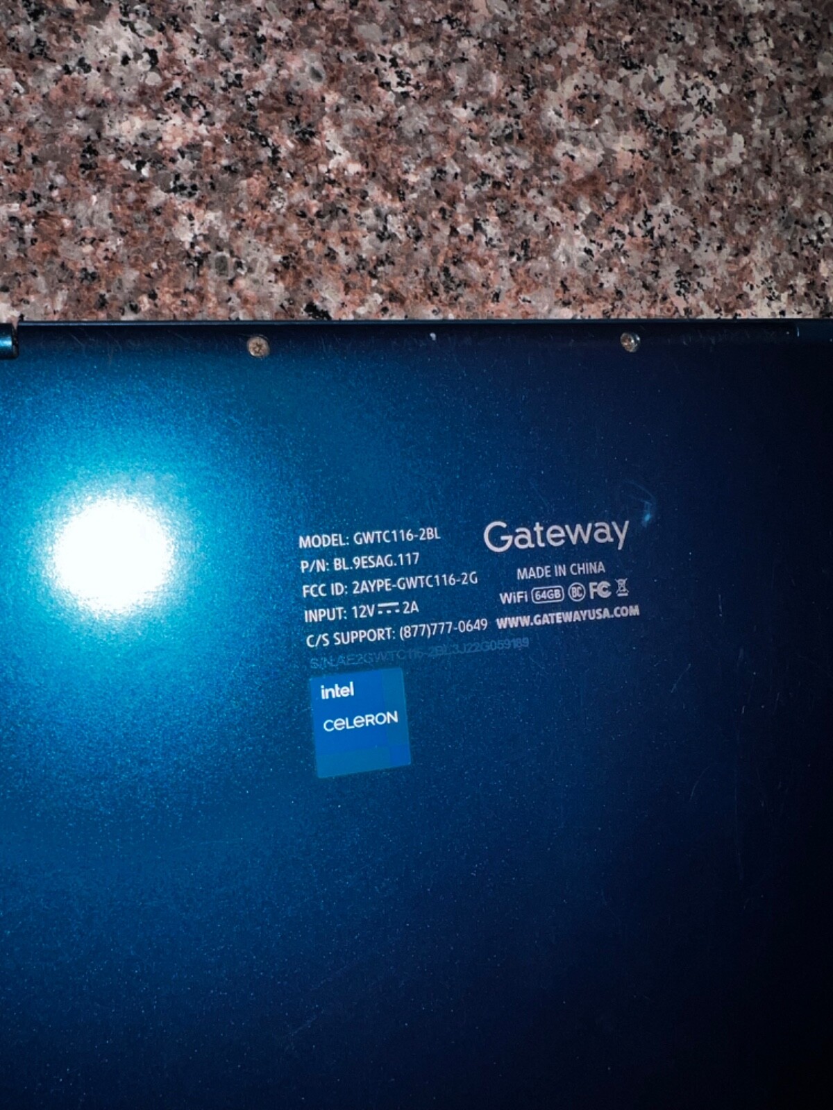 Gateway 2in1 Touchscreen laptop
