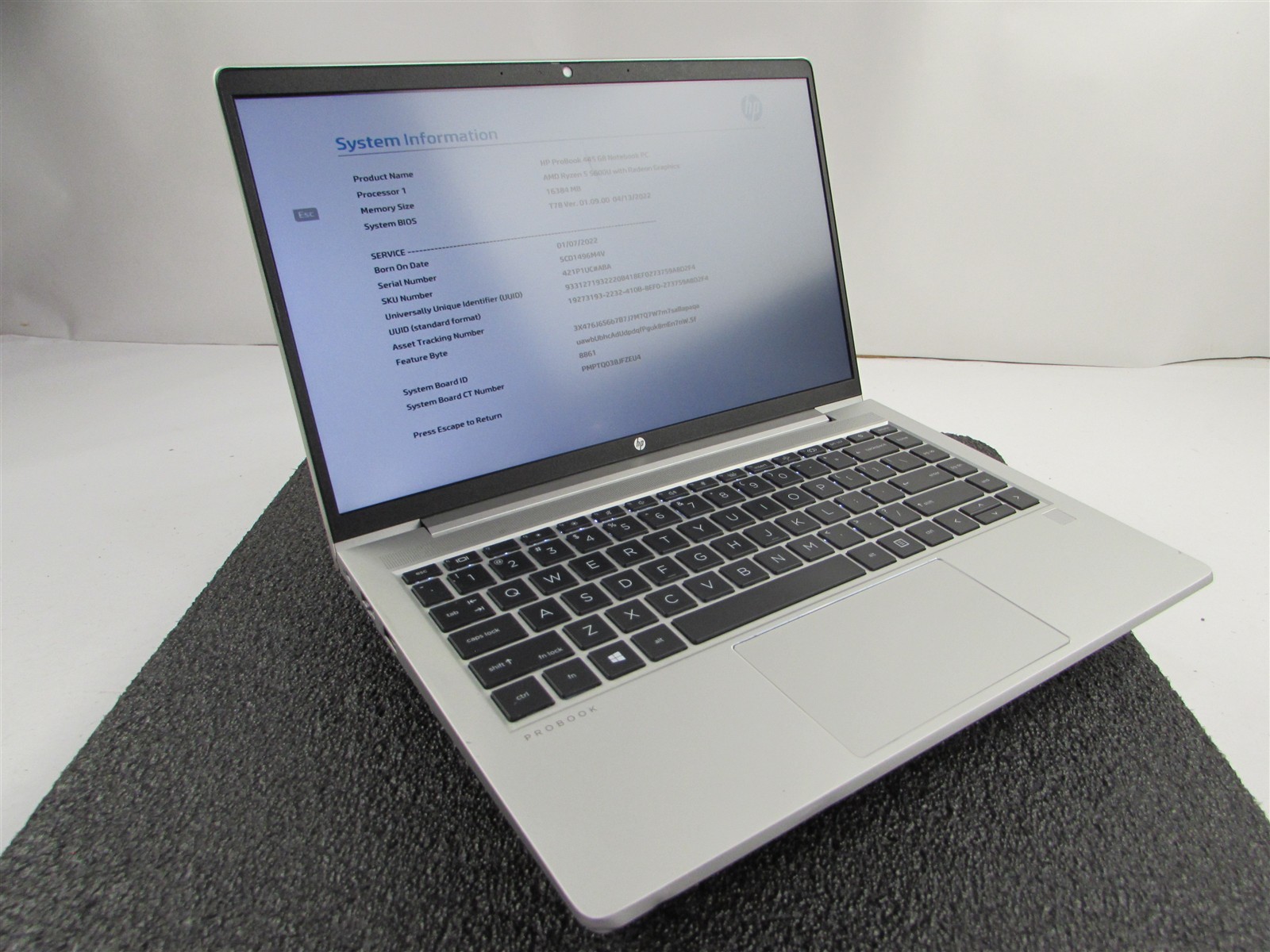 HP PROBOOK 445 (G8) FHD AMD RYZEN 5 5600U 512GB SSD 16GB RAM AMD GPU WIN 11 PRO