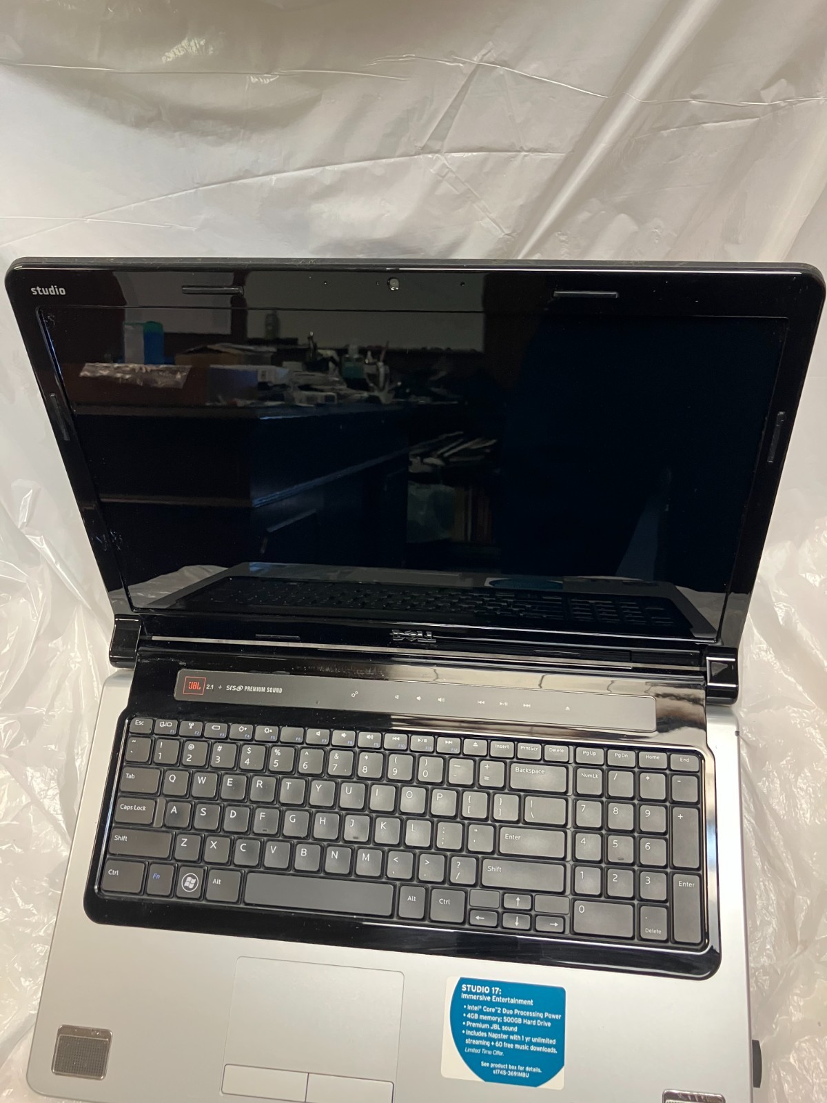 Dell Studio 1745/Core2Duo T6600 2.20ghz/4gb/500gb/Windows 10 17″ FOR PARTS