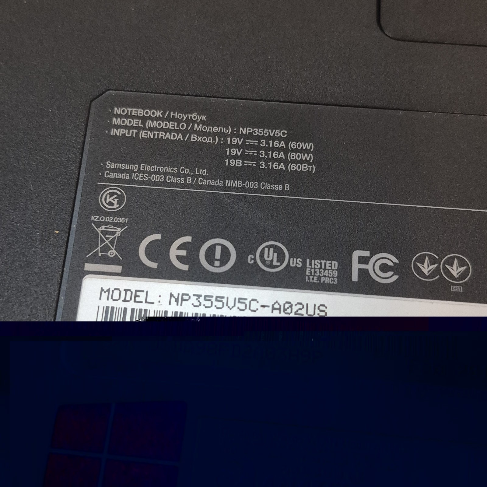 READ Samsung NP355V5C 15.6″ AMD A6-4400M APU Radeon HD 2.7GHz 120GB SSD 6GB RAM