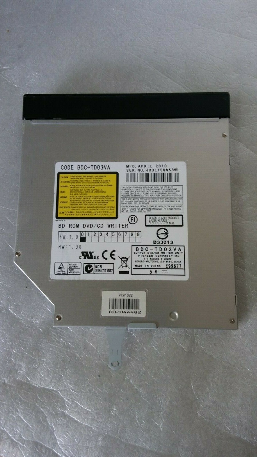 Sony Vaio Pcg 233960ft CD/DVD Burner