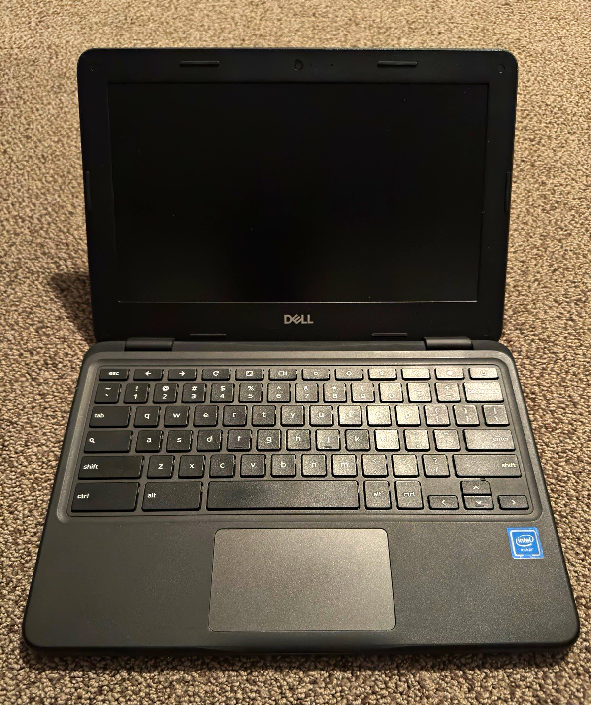 Dell Chromebook 3100 11.6″ Chrome OS Intel 4GB 16GB eMMC Black +Charger