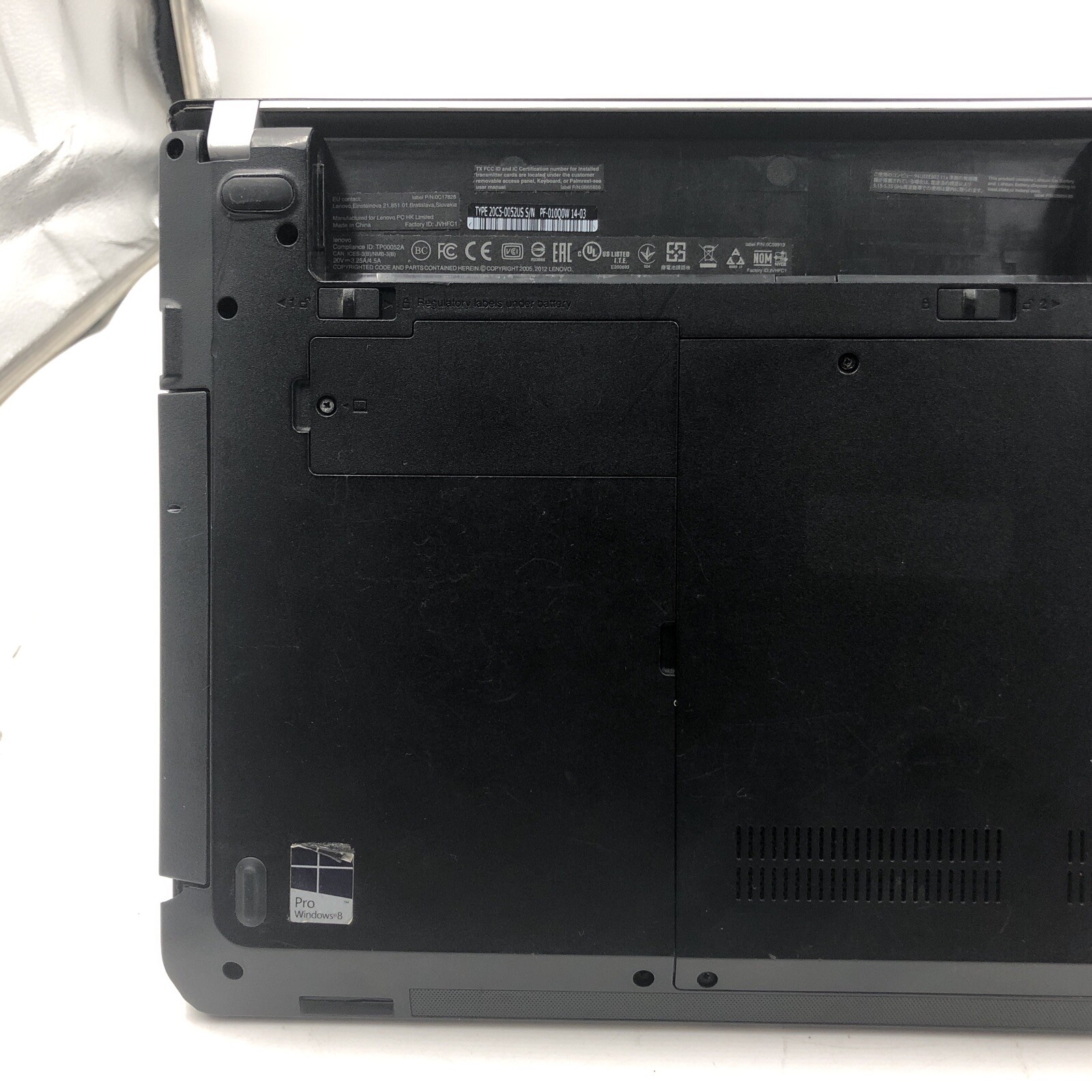 Lenovo Thinkpad E440 Laptop i3 Unknown RAM/HDD/OS Plastic Damage (FOR PARTS)