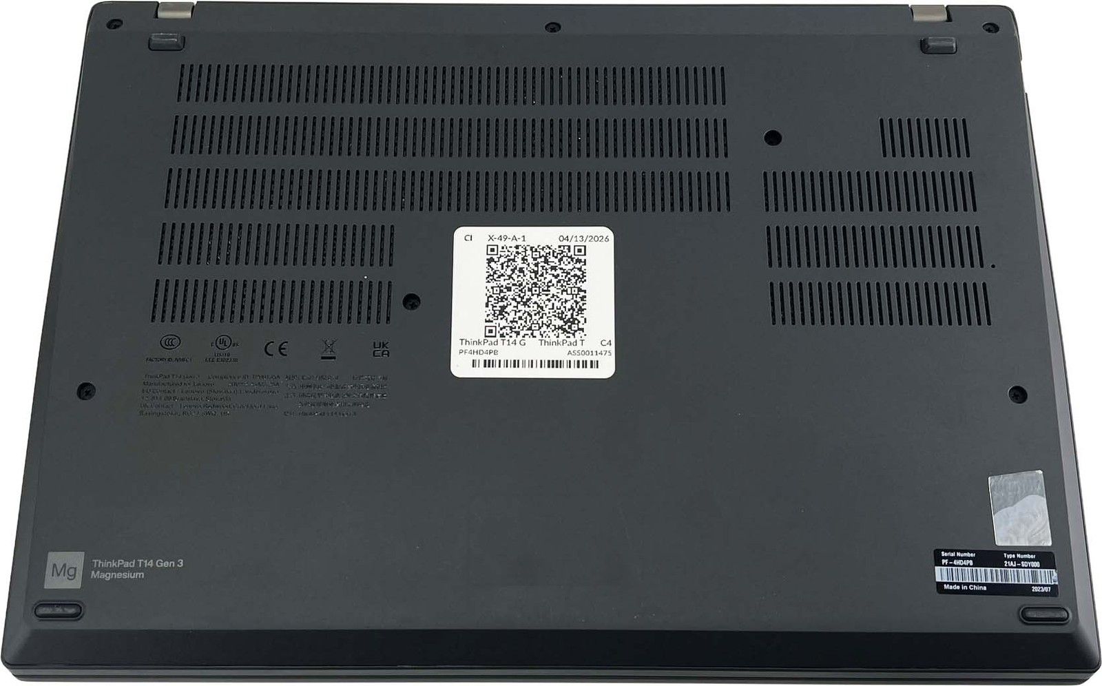 Lenovo ThinkPad T14 Gen 3 14″ Laptop i7 12th Gen 512GB SSD 32GB RAM Win 11 (CI)