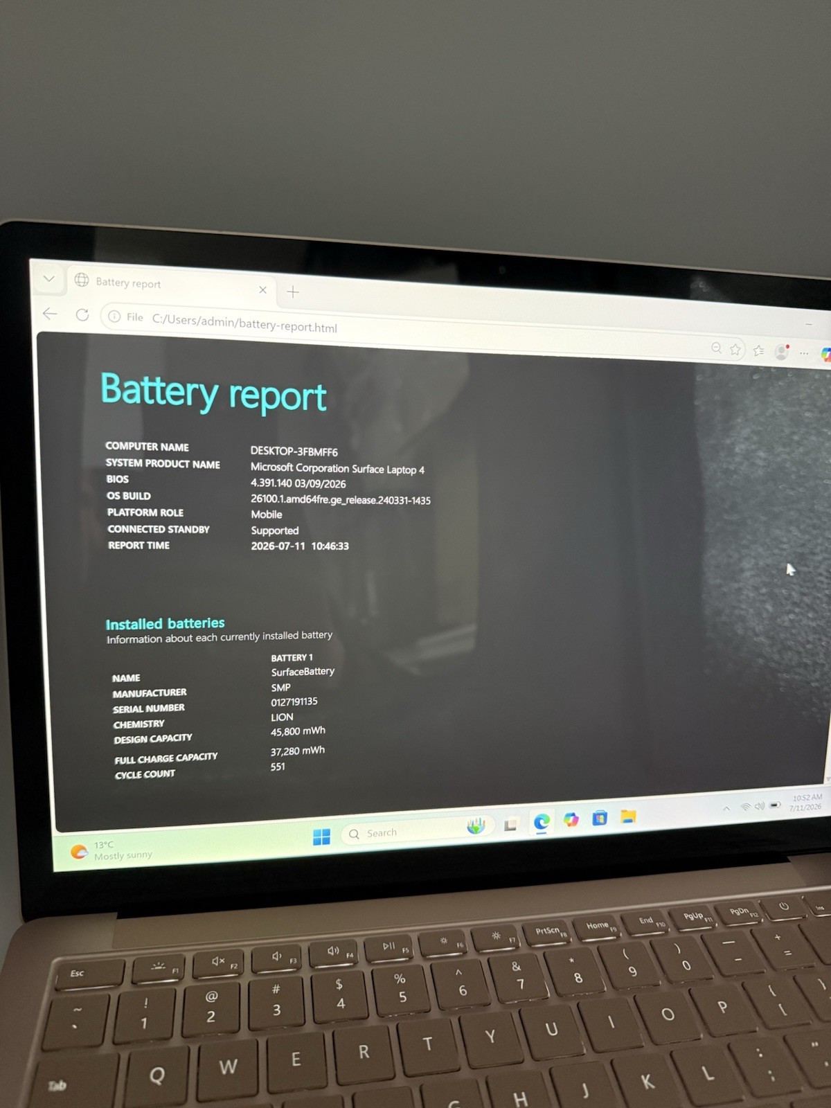 Microsoft Surface Laptop 4 13.5” Sandstone – Ryzen 5 | 16GB RAM | 256GB – 56C