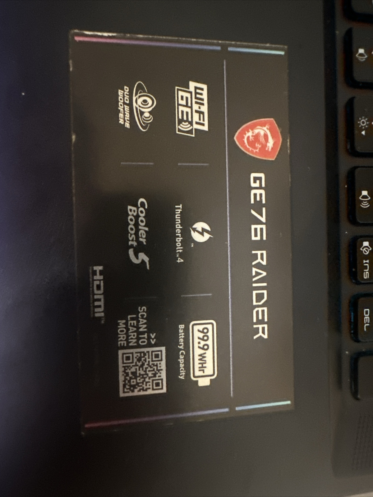 MSI GE76 Raider