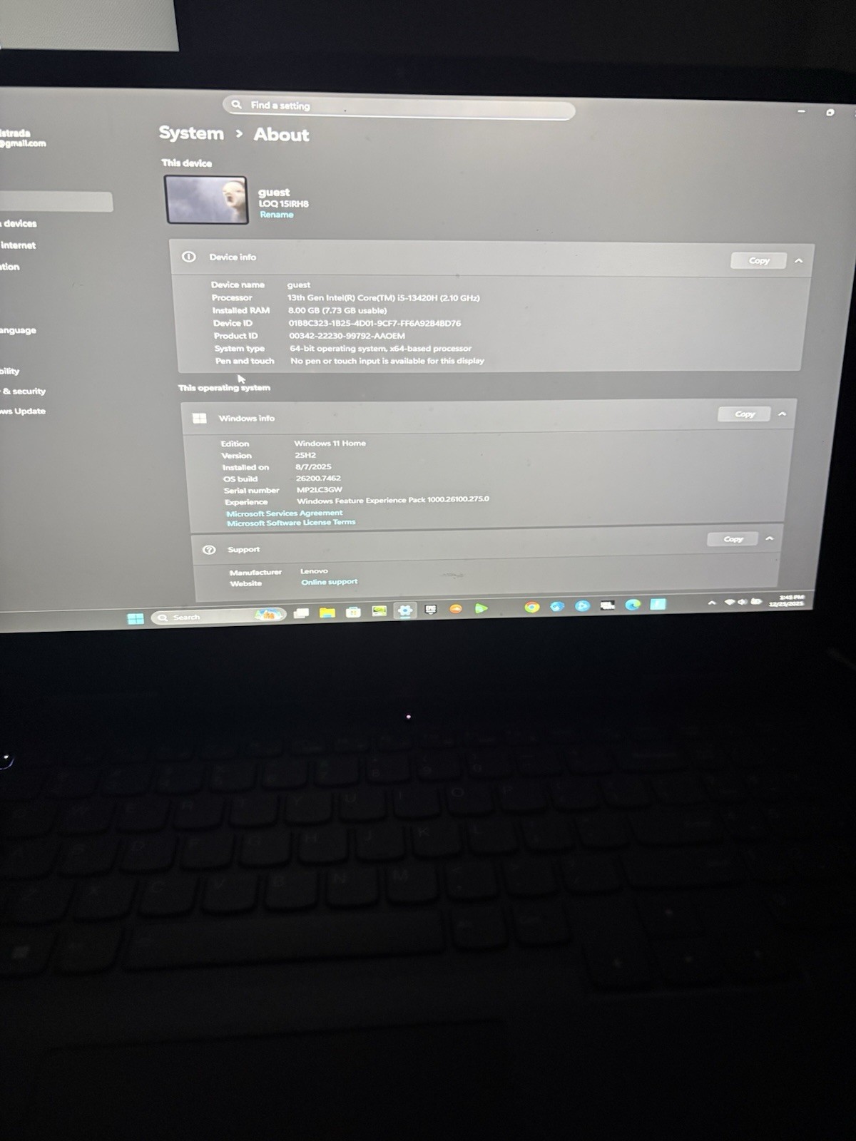 Lenovo LOQ Gaming Laptop 15.6″ 144Hz, Intel Core I5, NVIDIA RTX 3050, 8GB RAM