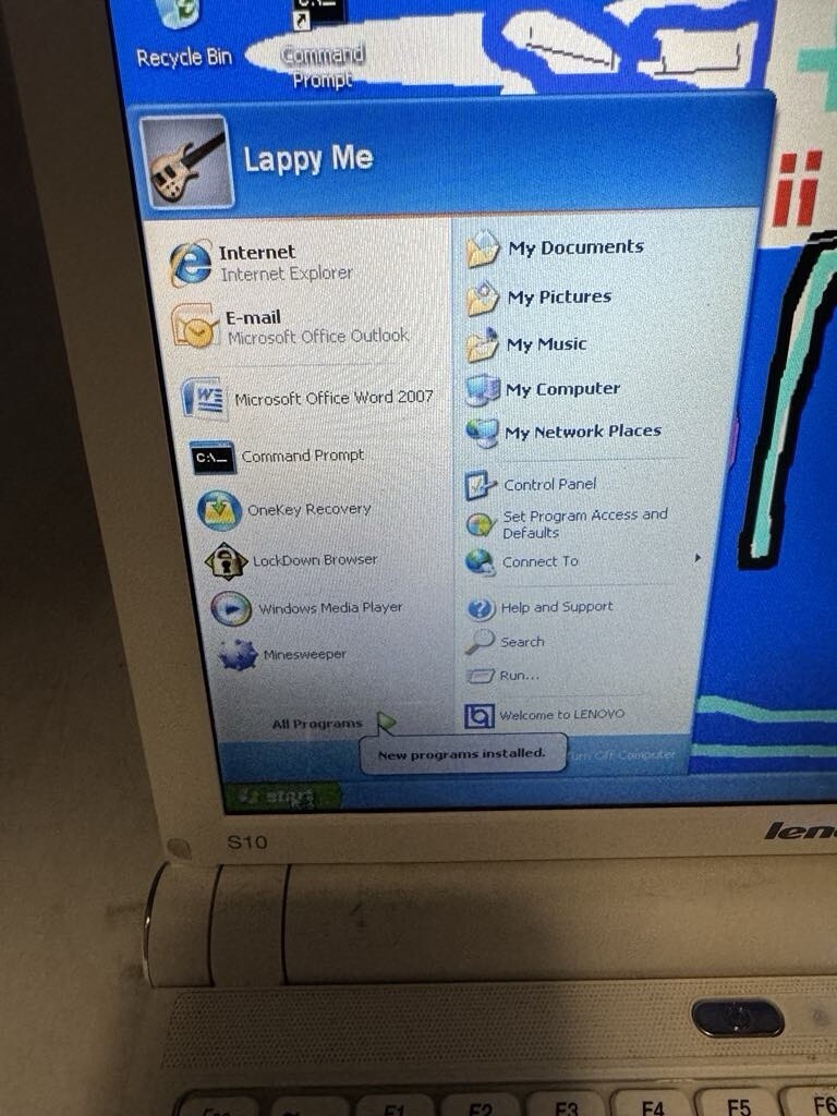 Lenovo IdeaPad S10 4231 Red Powers on , Partially Tested NO POWER SUPPLY