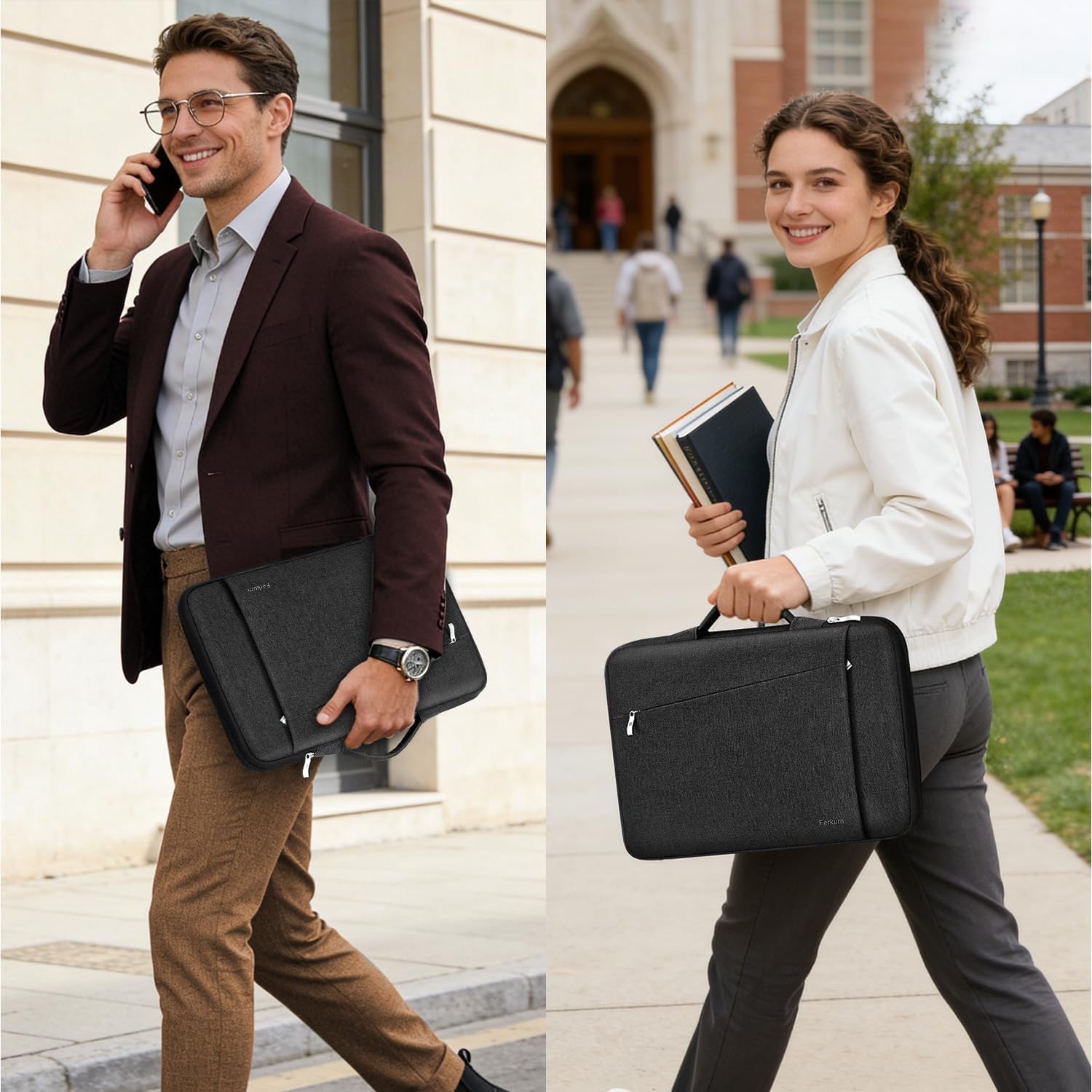 Unisex Black Laptop Sleeve for 11.6″ Chromebook MacBook Air Pro Case