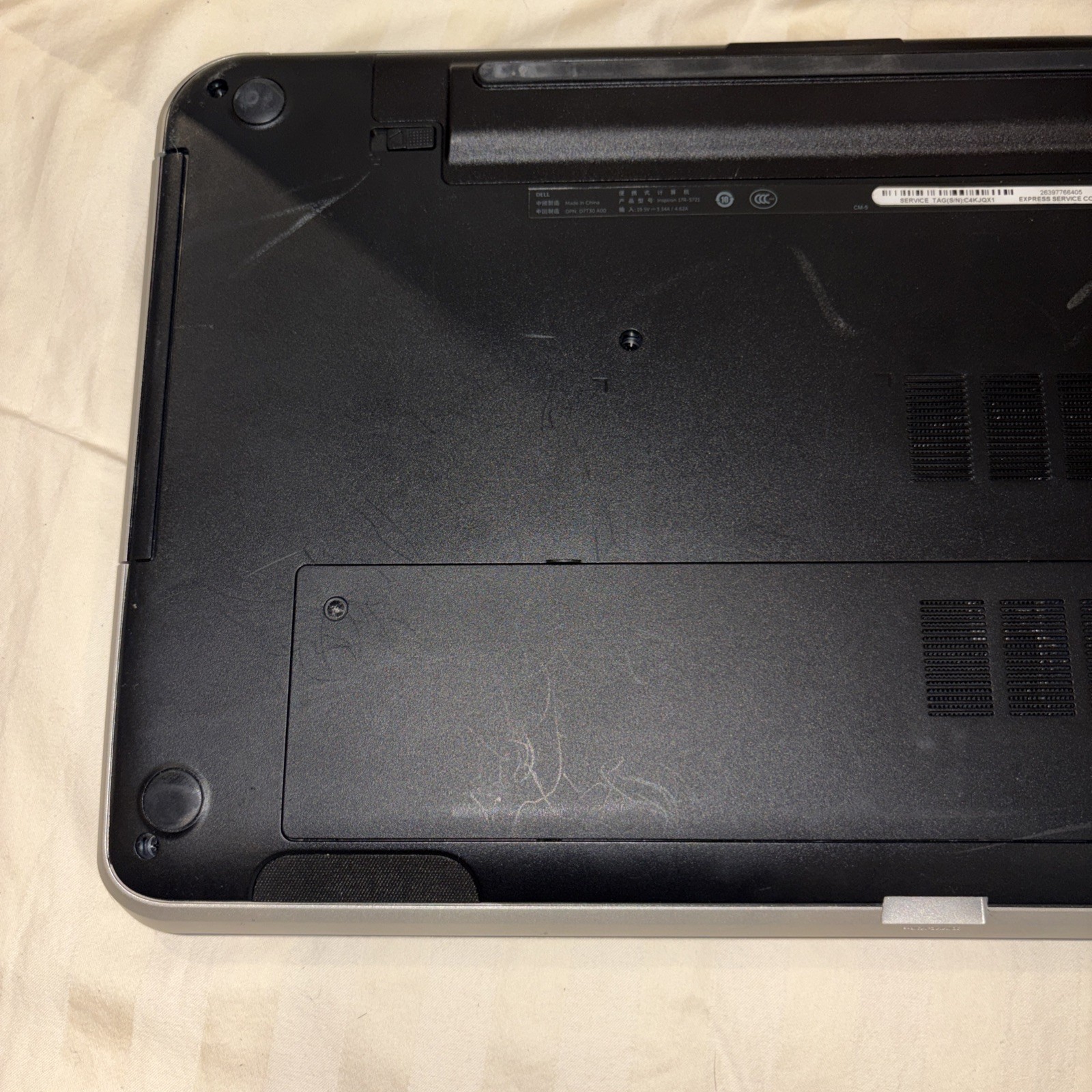 Dell Inspiron 5721 17.3″ Laptop Intel i7-3537U 8GB Ram NO HD/OS