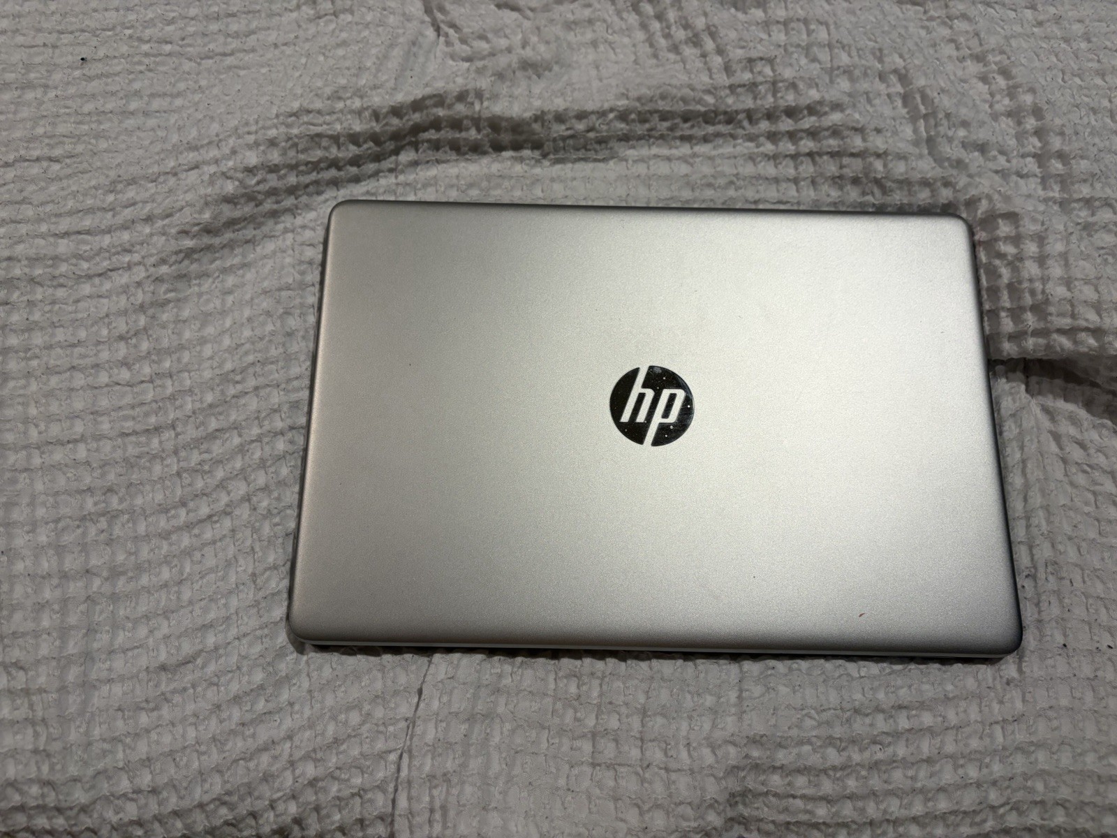 HP Silver Notebook Laptop Portable Computer Sleek Design Lightweight Device