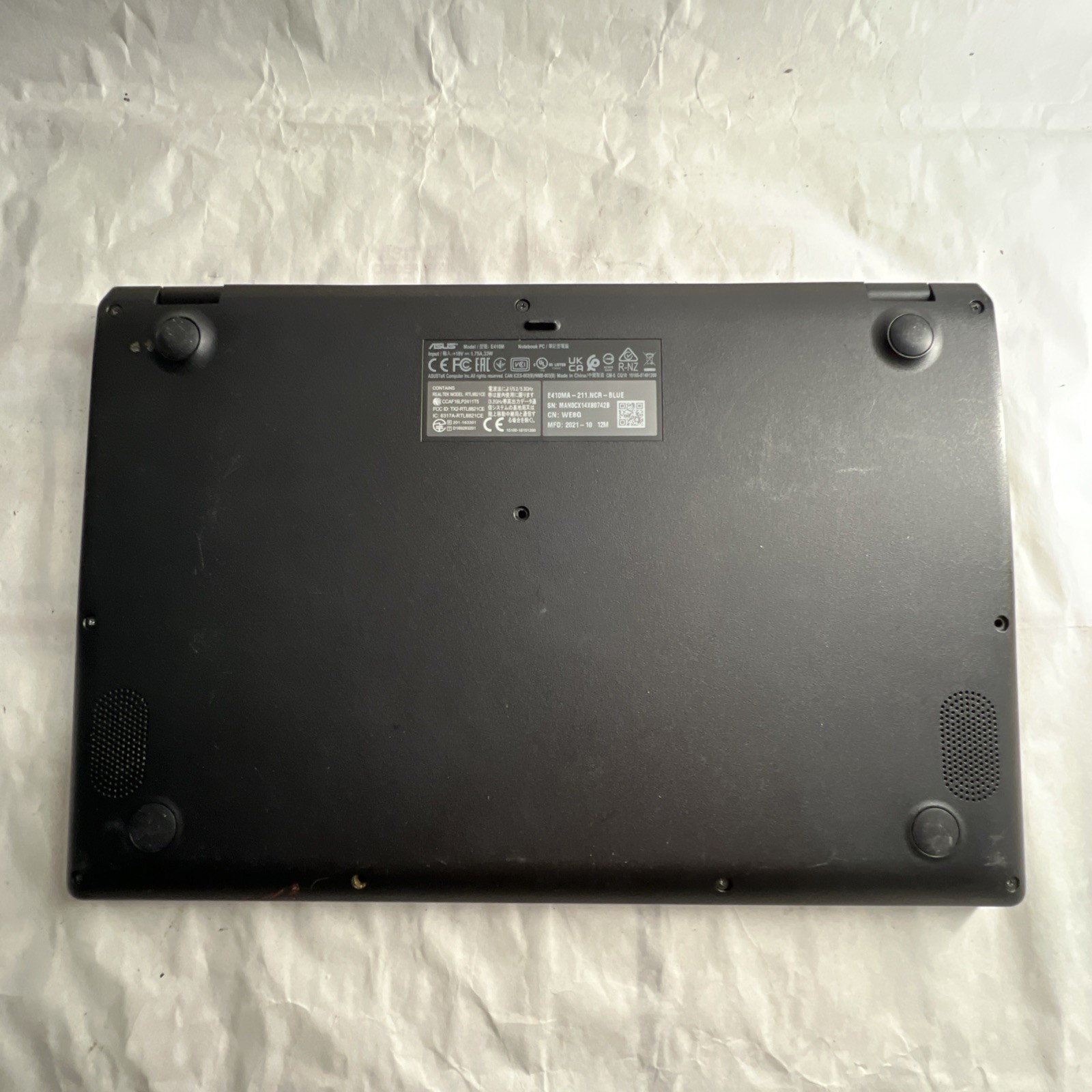 ASUS E410M 14″ Notebook PC Intel Celeron N4020 No Ram/SSD/OS – For parts