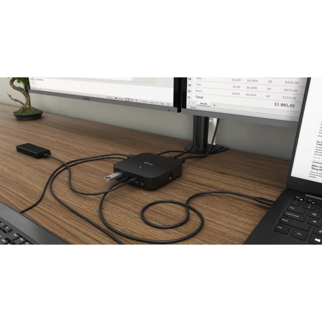 I-tec USB-C HDMI DP Docking Station with delivery