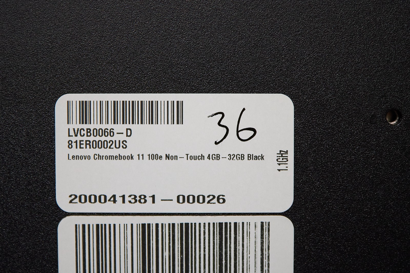 Lenovo 81ER0002US Chromebook 100e 11.6″ HD N3450 1.10GHz 4GB RAM 32GB eMMc