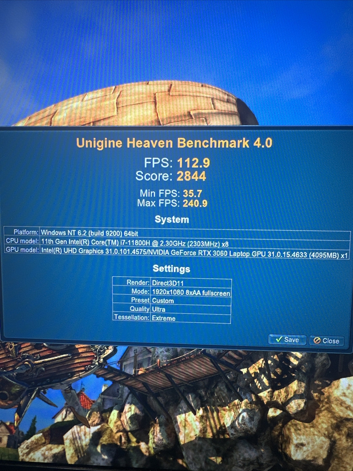 Alienware M15 R6 15.6″ (512GB SSD, Intel Core i7-11800H, 2.3GHz, 16GB RAM)