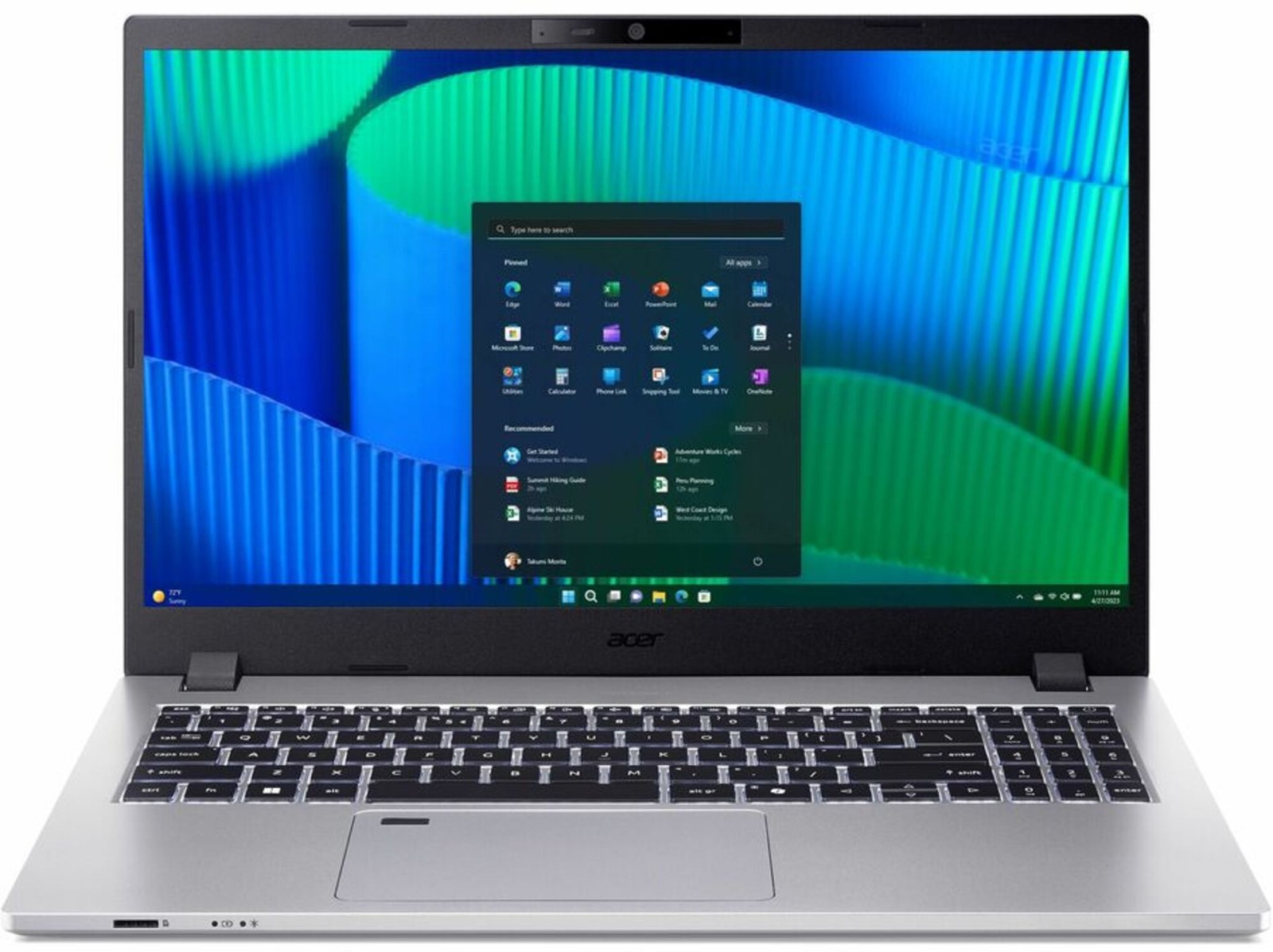 Acer – NX.BHRAA.002 – Acer TravelMate P2 15 TMP215-55 TMP215-55-59QK 15.6