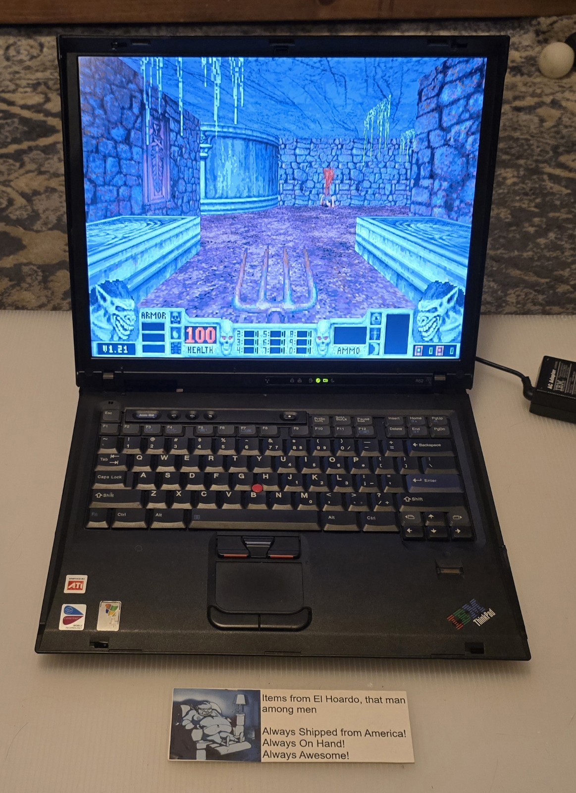 IBM Thinkpad R52 1GB Ram 60GB HDD 1.73 Ghz Pentium M Windows XP ATI Radeon X300
