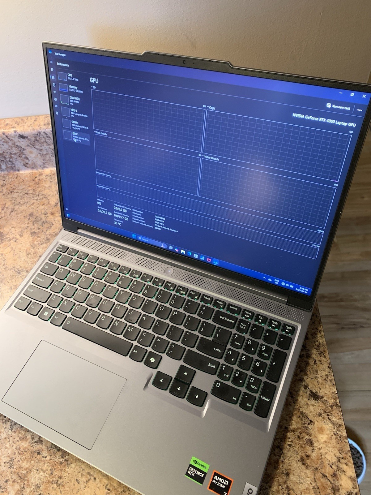 Gaming laptop RTX