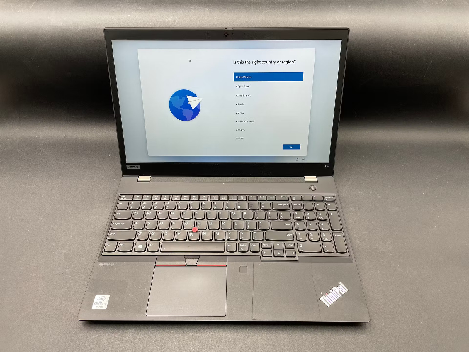 Lenovo ThinkPad T15 Gen 1 Used 15.5″ (i5-10310U-8GB-256GB NVMe)